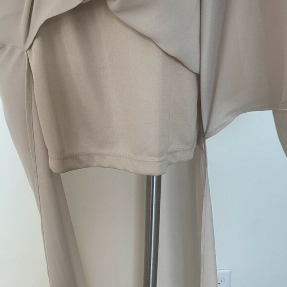 NWT Show Me Your Mumu Hacienda Maxi Dress SMALL Show Me The Ring Crisp beige - Picture 12 of 12